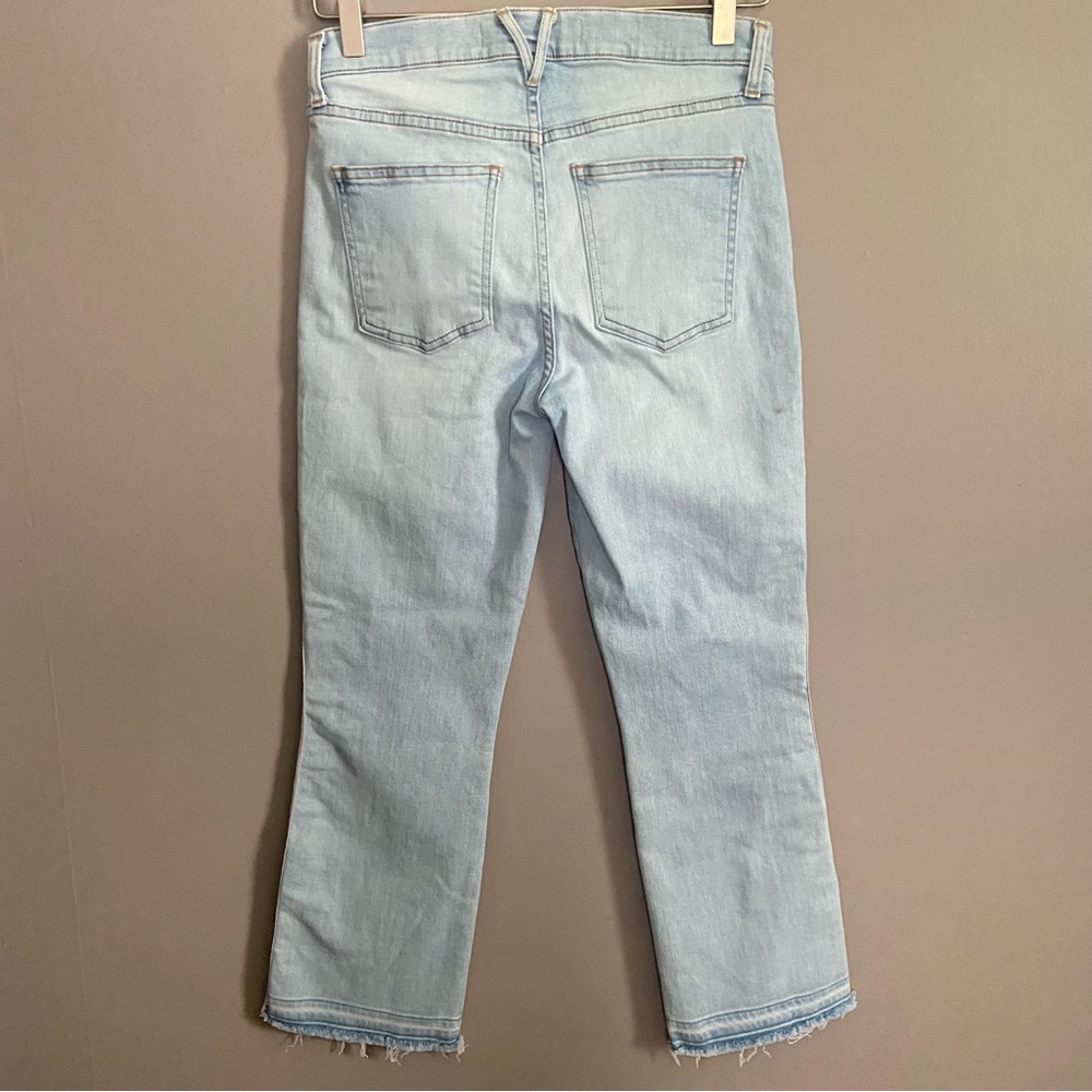 New Veronica Beard Carolyn Tuxedo Stripe Baby Boot Jeans Size 28/6 - Picture 4 of 11